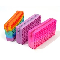 Trousse à crayons Rat Extermination Pioneer, en silicone dégradé, grande capacité, pour enfants, pour la décompression et le rangement universel de la papeterie