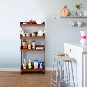 Bamboo Multifunctional Storage <b>Shelf</b> 4 Layers 60X70cm Freestanding Bathroom <b>Bedroom</b> Kitchen Use Durable - Product Image 4