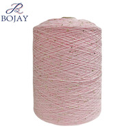 100% Combed Cotton Shinny Yarn for Hand Knitting and Crochet, 3MM Cotton Sequin Yarn