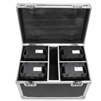 4 projecteurs LED Beam Moving Head 150W avec flight case, 18 prismes, DMX, pour DJ, mariage, église, fête, KTV, discothèque, bar