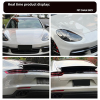 Vinilo para Automóviles Gris Tiza con Revestimiento PET Premium, Estilo Nardo, Superbrillante, Película para Detallado Automotriz, Precio de Fábrica