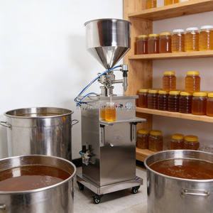 Machine de remplissage semi-automatique, adaptée aux crèmes liquides, facile à utiliser pour les petites et moyennes entreprises - Product Image 1