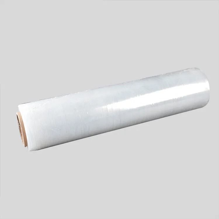 Campione gratuito trasparente bianco ldpe 500mm 450mm 15mic-50mic Film estensibile LLDPE