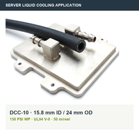 Manguera de Refrigeración para Centro de Datos YUTE DCC-10 EPDM, 5/8 Pulgadas de Diámetro Interior, 150 PSI, UL94 V-0, Flexible, para Refrigeración de Racks de Servidores, Corte a Medida