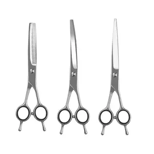 7 Inch Stainless Steel Pet Scissors Set Professional Pet Grooming Scissors Dog Grooming Scissors For Hair Cutting