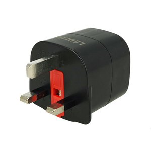 2 PCS <b>UK</b> <b>to</b> <b>EU</b> <b>Plug</b> Socket <b>Adapters</b> with 13A Max 3120W Fuse Travel <b>Adapters</b> - Product Image 2