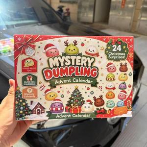 Calendrier de l'Avent Mystère USA RTS 24 jours : Boîte Surprise Squishy Dumpling – Jouet Anti-Stress pour Cadeaux – Promotion de Noël - Product Image 2