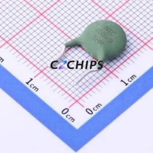 Termistor NTC DRM100D09MK847GA0, Componente de Montaje en Orificio (THT), P=7.5mm, Resistencia 10 Ohmios, 2800K, 2A - Product Image 1