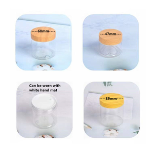 ขวดพลาสติก PET ลดราคา, ขวดใส, ฝาพลาสติกลายไม้แบบดึงด้วยมือ - Product Image 2