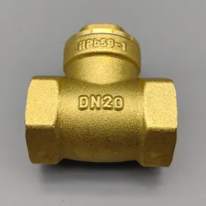 Brass Horizontal Check Valve Female Thread 1/2"-4" Manual Brass Non Reurn Valve