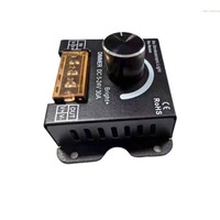 Interrupteur variateur LED sans fil Yhint avec télécommande tactile, gradation progressive 30A, sans stroboscope, sans bruit, portée 5-10m, charge maximale 720W, garantie 2 ans