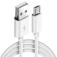 Cable de Carga Micro USB de 0.5M 1M para Banco de Energía, Automóvil y Escáner de Código de Barras - Material de PVC