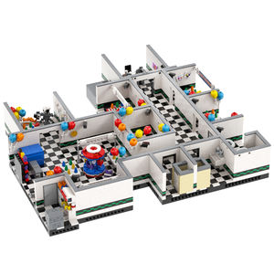 Set MOC1471-1475 Stanza dell'Ufficio, Scena del Magazzino e del Bagno, Modello Horror <span class=keywords><strong>FNAF</strong></span> 2, Blocchi da Costruzione Fai-da-Te per Bambini - Product Image 5