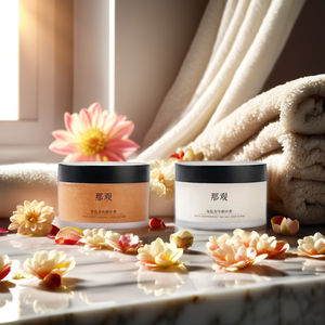 Crème pour le visage et le corps 200g Exfoliante Blanchissante Hydratante Glycérine Collagène Café Curcuma Peau normale Sans parfum - Product Image 4