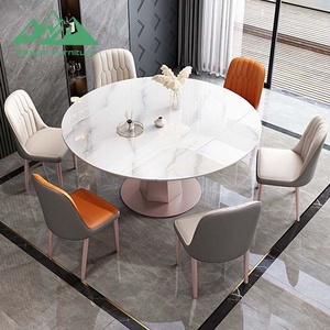 Juego <span class=keywords><strong>de</strong></span> Comedor <span class=keywords><strong>de</strong></span> Diseño Interior <span class=keywords><strong>de</strong></span> Alta Gama Wayon, Mesa <span class=keywords><strong>de</strong></span> Comedor Flexible y Expandible <span class=keywords><strong>para</strong></span> Uso en Hoteles Boutique - Product Image 1