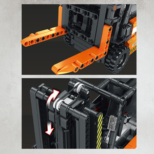 22002 Modelo de Montacargas de Ingeniería a Control Remoto, Bloques de Construcción Eléctricos, Juguete Educativo para Niños, Regalo - Product Image 4