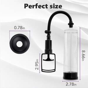 새로운 아마존 뜨거운 판매 남성 자위 진공 수동 확대 트레이너 성인 섹스 토이 남성용 페니스 펌프 - Product Image 2