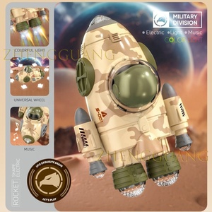 Zhengguang đồ chơi <span class=keywords><strong>2025</strong></span> không gian loạt UFO chiến đấu tàu vũ trụ điện giáo dục đồ chơi âm nhạc ánh sáng 360 độ xoay Pin - Product Image 6