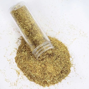 Polvere Glitterata Commestibile Super Oro Titanio INTENSE, Pigmento Inorganico in Polvere Solida 10-60um, Colorante Alimentare - Product Image 6