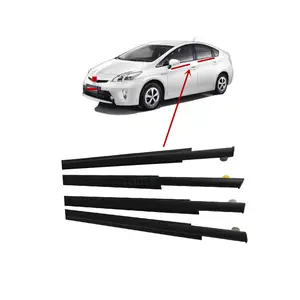 4 Pieces Windows Rubber for Toyota Prius 2010-2015 2nd Generation Glass Protector Weatherstrip for Prius C Phv 75720-47021