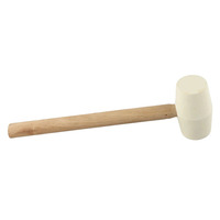 Marteau de démolition en caoutchouc blanc avec manche en bois, colle durcie, haute qualité pour l'installation de carreaux de céramique, bricolage, revêtement de sol industriel, OEM