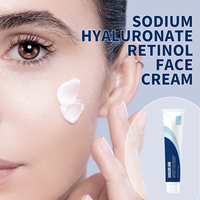Crème au rétinol et au collagène de marque propre en stock pour hydrater, éclaircir, illuminer, estomper et soigner les ridules