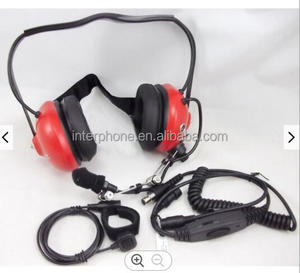 Auriculares con cancelación de ruido y micrófono <span class=keywords><strong>Boom</strong></span> estilo gancho para la oreja bidireccional para Radio Walkie Talkie - Product Image 5