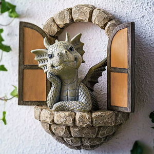 Ornements de jardin Ornements artisanaux en résine Décoration de <span class=keywords><strong>dragon</strong></span> en résine - Product Image 6