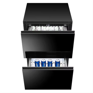 Hot Selling Two-Drawer Refrigerated Vending <b>Fridge</b> <b>Bar</b> Equipment Low Noise Outdoor Shopping Mall Electronic Hotels Drawer Refrig - Product Image 5