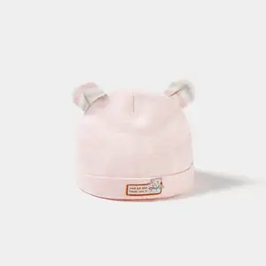 Милая шапочка для новорожденных, хлопковая мягкая эластичная шапочка для девочек и мальчиков, реквизит для фотосъемки новорожденных, аксессуары для шляпы для новорожденных