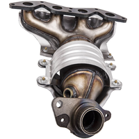 Nouveau collecteur d'échappement en acier inoxydable avec catalyseur pour Honda Civic 674-608 1.7L 01-05 Norme d'émission Euro V Garantie 1 an