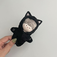 Peluche personnalisée Mini Idol Kpop, jouet en peluche, 5 cm, 10 cm, 15 cm, figurine en coton, couleur personnalisée