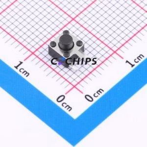 TS-4543H-K Tactile Switch Through hole Component (THT),4.5x4.5mm Switch 2.5N 4.5mm 4.5mm 4.3mm - Product Image 1