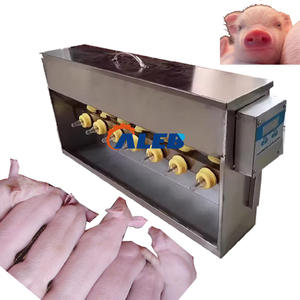 Alimentador de leche para lechones, máquina automática para guardería, acero inoxidable, 14 pezones, <span class=keywords><strong>chupete</strong></span> con sonido - Product Image 1