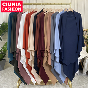 2231# Khimar Modeste, Hijab <span class=keywords><strong>Abaya</strong></span> de Haute Qualité, Vêtements de Prière Musulmans, Long <span class=keywords><strong>Foulard</strong></span> Hijab, Expédition Rapide, <span class=keywords><strong>Foulard</strong></span> de Mode de l'Aïd en Gros - Product Image 1