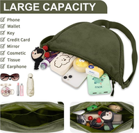 Nouveau Nylon croissant boulette banane lune sac femmes hommes petit sac à dos fronde épaule bandoulière sac de messager avec sangle réglable