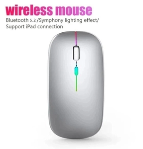 ポータブルミニ超薄型人間工学USB垂直充電式ワイヤレスゲーム用光学バックライトマウスノートパソコン用 - Product Image 3