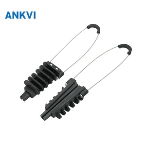 Pince de tension à coin PA500 pour câble de descente FTTH ADSS, ancrage 6-9mm, nylon SS201 - Product Image 5