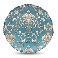 Assiette de présentation en métal de couleur verte gravée au design floral Assiette de service alimentaire Assiette de mariage Restauration et restaurant