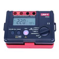 Nuevo Megóhmetro Medidor de Aislamiento UNI-T 2500V Original en Stock, Resistencia de Tierra para PLC, PAC y Controladores Dedicados