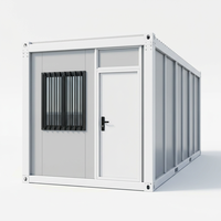 Maison préfabriquée mobile, étanche et ignifuge, en kit, pliable, extensible, démontable, type conteneur