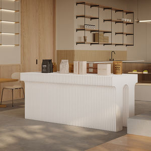 लक्जरी आर्ट डेको आर्क-आकार के फोल्डेबल क्राफ्ट पेपर डिस्प्ले शेल्फ-स्पेस-कुशल हनीमून रैक संग्रहालय कार्यालय लॉबी सजावट के लिए - Product Image 4