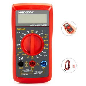 เครื่องทดสอบ 2000 คันท์เทสเตอร์ แบบปรับช่วงอัตโนมัติ 300v ดีซี/เอซี โวลต์มิเตอร์ สำหรับวัดกระแส ความต้านทาน ความจุ ไดโอด และความถี่ - Product Image 1