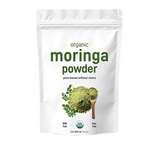 Poudre de feuilles de Moringa, complément alimentaire <span class=keywords><strong>à</strong></span> base de plantes pour la santé, l'énergie, le bien-être, le soutien immunitaire, le sommeil, les nootropiques, multivitamines - Product Image 1