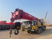 Truk Crane SANYI Sany STC600T5 Bekas 60Ton 60m Tinggi Mesin Mercedes-Benz Gearbox 2023 50ton 2023 Garansi Bantalan Satu Tahun