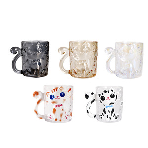 Tazza in Vetro con Manico a Forma di Animale, Bestseller, Adatta per Caffè Domestico, Riutilizzabile, Lavabile in Lavastoviglie - Product Image 4
