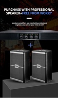 Amplificateur de puissance audio professionnel OBT-DM400 4 canaux 300 Watts HiFi, boîtier métallique professionnel pour la maison