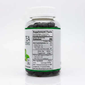 Gomitas de Té Verde <span class=keywords><strong>Centrum</strong></span> con Sabor Natural para el Crecimiento del Cabello en Mujeres, OEM - Product Image 1