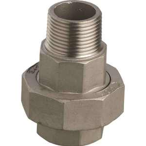 Boquilla cónica roscada M/F recta de acero inoxidable de 1/2 pulgadas para aplicaciones de inyector - Product Image 1