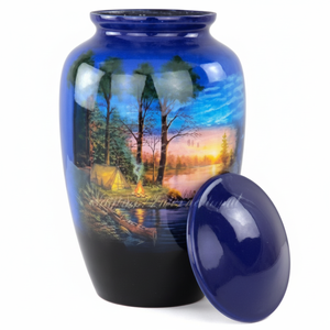 Urnas de latón para hombres y mujeres, urnas decorativas para cenizas de adultos, urnas de cremación, urnas hechas a mano, urnas funerarias - Product Image 1
